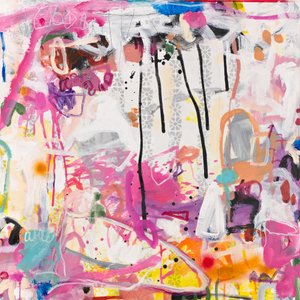 Levendige abstracte expressie door Marisol Evora