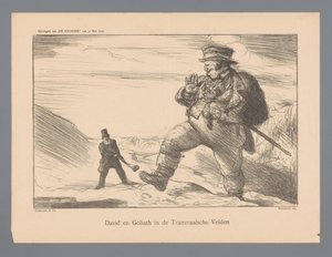 David en Goliath in de Transvaalsche Velden