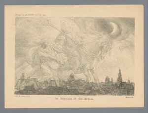 St. Nikolaas te Amsterdam door Marius Bauer