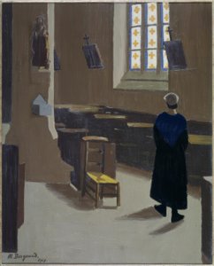 Vrouw in de kerk