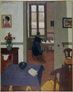 Vrouw in een interieur