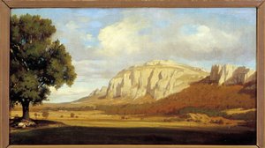 Uitzicht op het Sainte Baume-massief