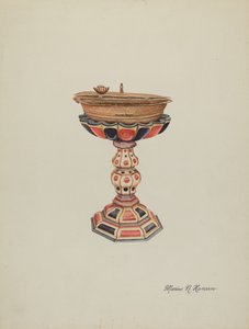 Doopvont en Standaard, ca. 1939