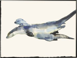 Otters aan het Hofmaken door Mark Adlington