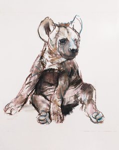 Hyena Pup (zittend)
