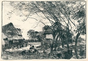 Achter de Boerderij, 19e eeuw door Mark Fisher