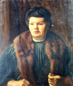 De moeder van de kunstenaar, c.1909 door Mark Gertler