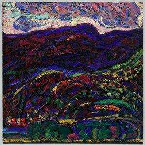 Kezar Lake, herfstavond, c.1910 door Marsden Hartley