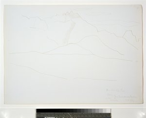 Berglandschap met Wolken