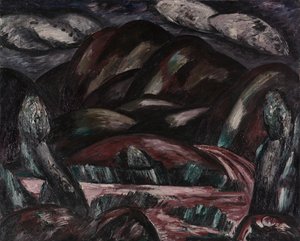 Herinnering aan New Mexico, ca. 1923 door Marsden Hartley