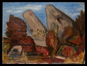 Wal-Kiefer, Dogtown Common, Cape Ann, Massachusetts door Marsden Hartley