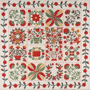 "Album Quilt", Baltimore, Maryland, ca. 1861 door Martha E. Keech