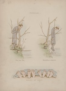 Pagina uit de Humours of Cynicus (gekleurde gravure) door Martin  Anderson