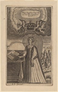 Koningin Elizabeth door Martin Droeshout