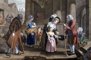 Les in Menselijkheid. Opvoeding van een jong meisje, ca. 1790 door Martin Drölling
