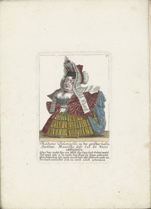 De Franse dwerg Madame Palatinelle, ca. 1710