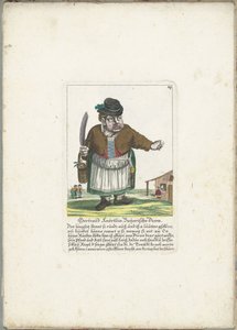 De dwerg Gertraud Knörtzlin, ca. 1710
