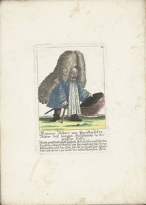 De dwerg Robert von Parukenfeldt, ca. 1710