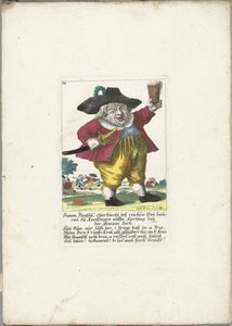 De dwerg Simon Flenschl, ca. 1710