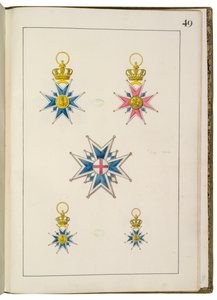 Pagina uit Recueil des ordres français et étrangers