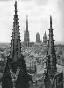 Rouen, Frankrijk, 1937 door Martin Hurlimann