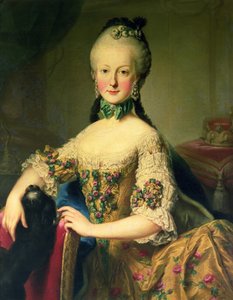 Aartshertogin Maria Elisabeth Habsburg-Lothringen (1743-1808), zesde kind van keizerin Maria Theresia van Oostenrijk (1717-80) en keizer Frans I (1708-65)