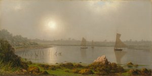 York Haven, Kust van Maine door Martin Johnson Heade