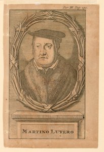 Portret van Martin Luther (1483-1546) door Martin Luther