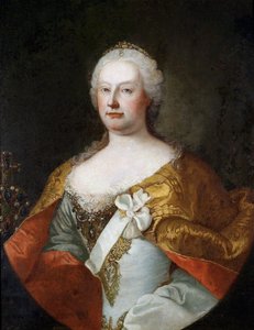 Portret van keizerin Maria Theresia van Oostenrijk door Martin Meytens the Younger
