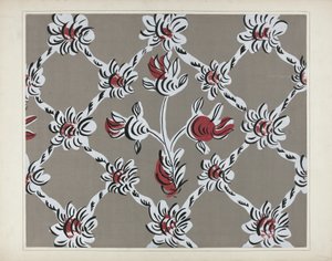 Handgeschilderd Muurdetail, ca. 1938