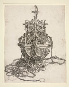 Een wierookvat door Martin Schongauer