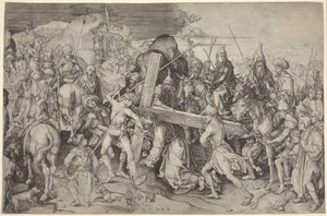 Christus die het Kruis Draagt door Martin Schongauer