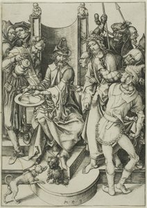 Christus voor Pilatus, uit De Passie