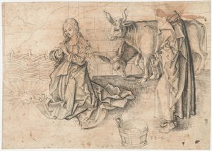 Geboorte van Christus door Martin Schongauer
