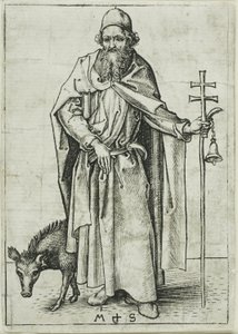 Antonius, van Apostelen door Martin Schongauer
