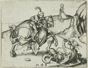 St George door Martin Schongauer