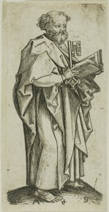 Petrus, van Apostelen door Martin Schongauer