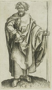 St. Thomas, van Apostelen door Martin Schongauer