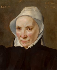 Portret van een oude vrouw, 1569