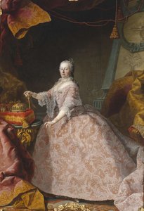 Duits: Kaiserin Maria Theresia Maria Theresia van Oostenrijk op 35-jarige leeftijd