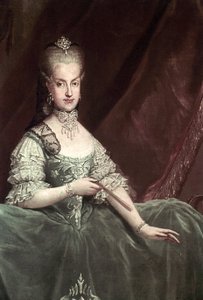 Portret van Maria Carolina van Oostenrijk