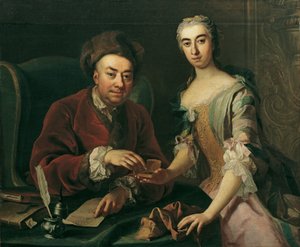 Dubbelportret door Martin van Meytens d. J.