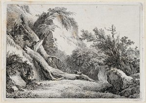 Landschap door Martin von Molitor