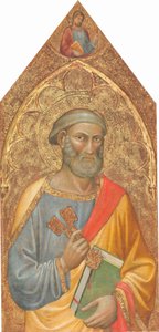 Sint Petrus, met Sint Jacobus Major [linker paneel] door Martino di Bartolomeo