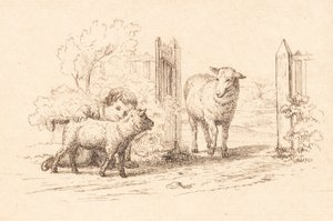 Illustratie voor "Halvhundrede Fabler for Børn" van Hey