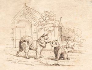 Illustratie voor "Halvhundrede Fabler for Børn" van Hey door Martinus Rørbye