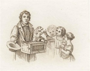 Illustratie voor "Vijftig Fabels voor Kinderen" door Hey door Martinus Rørbye