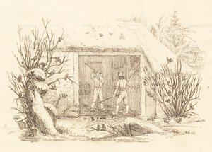 Illustratie voor "Halvhundrede Fabler for Børn" van Hey door Martinus Rørbye