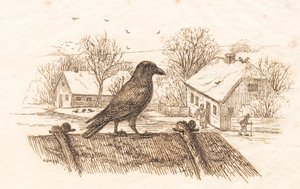 Illustratie voor "Halvhundrede Fabler for Børn" van Hey