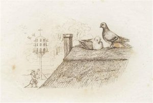 Illustratie voor "Halvhundrede Fabler voor Kinderen" van Hey